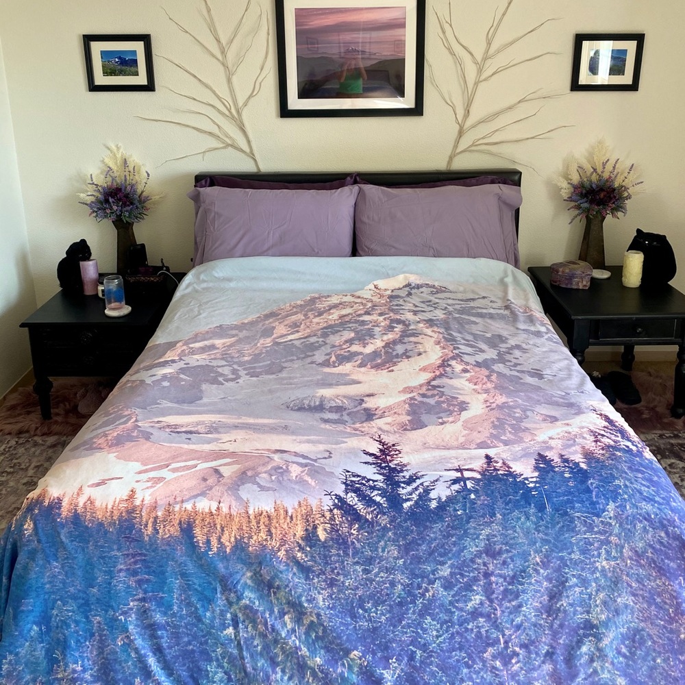 Mt. Rainier duvet comforter cover